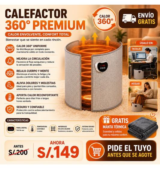 CALENTADOR 360°