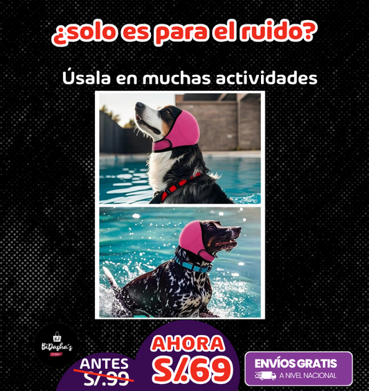 Orejeras Anti-Ruido para perro